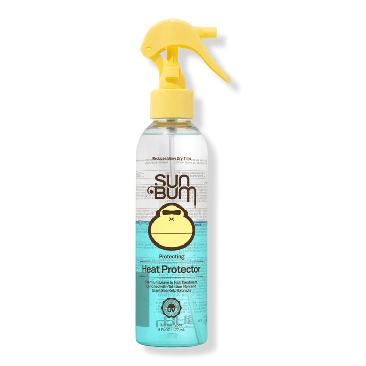 Sun Bum Heat Protector Spray | Vegan and Cruelty Free Hair Protecting Spray for All Hair Types | 6 oz