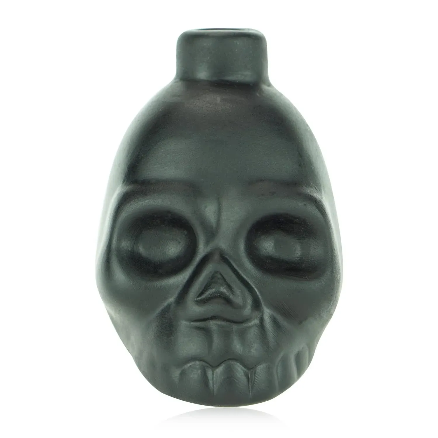 Screaming Aztec Death Whistle - Skull Black