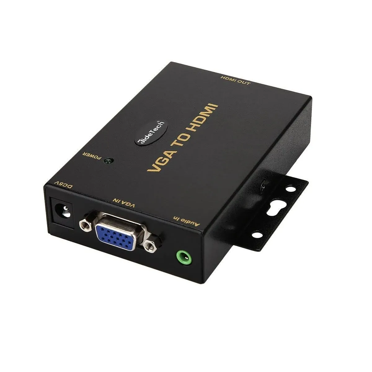 JideTech 1080p VGA to HDMI Converter with 3.5mm Audio Port for PC Laptop Display ...