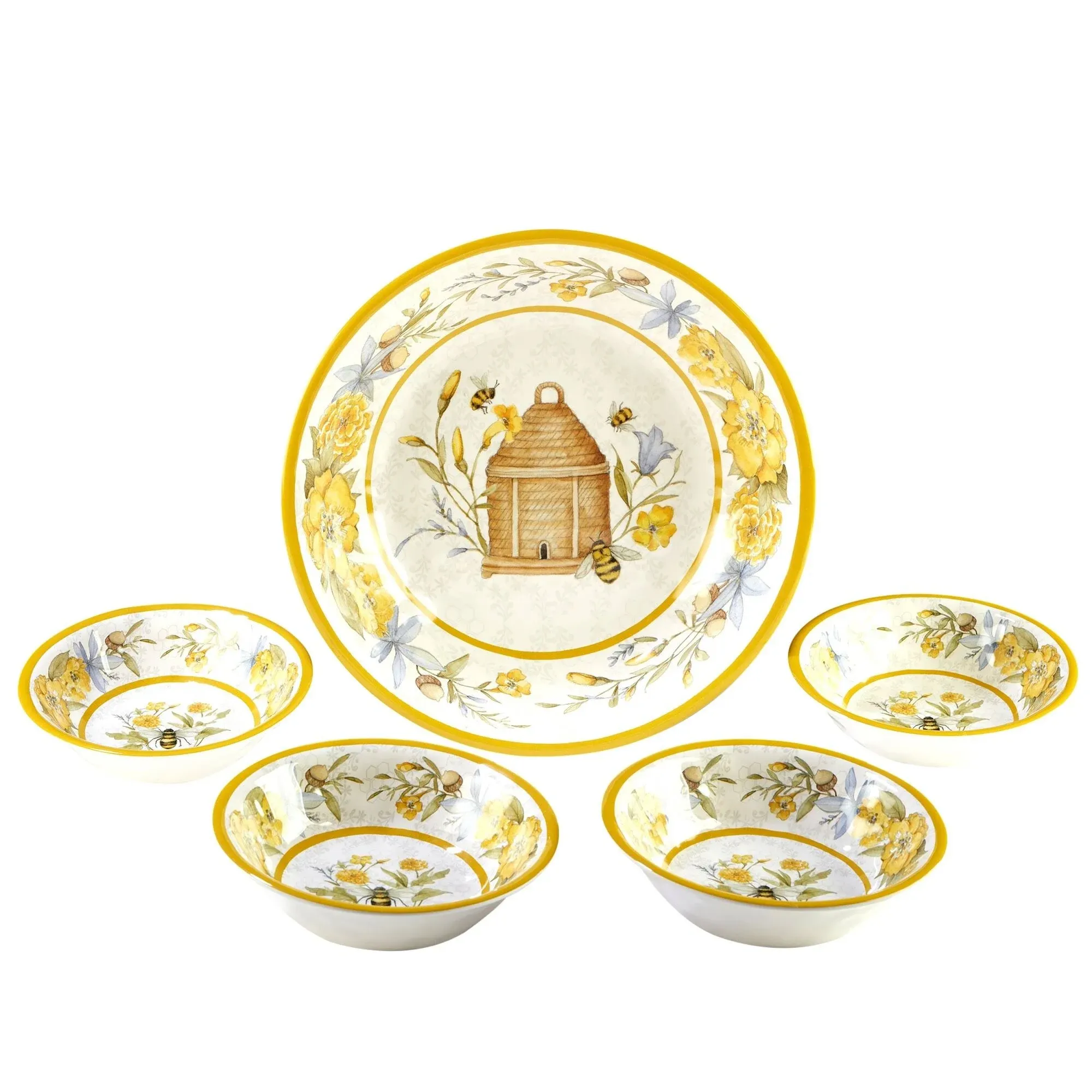 Certified International Bee Sweet 5-pc. Salad Serving Set