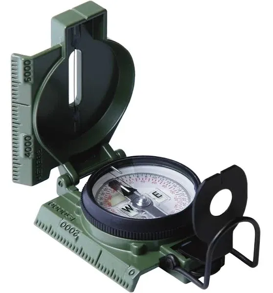 Cammenga G.I. Military Phosphorescent Lensatic Compass Model 27 Style OD