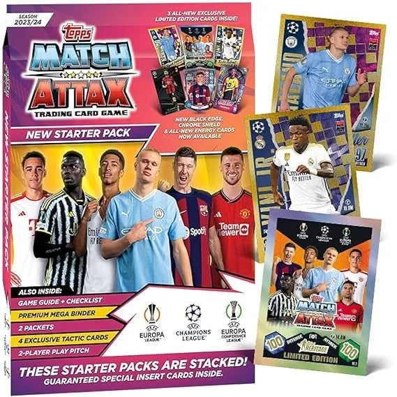 Topps Match Attax 23/24 - UEFA Champions League Football Cards | Trading Cards (Starter Pack)