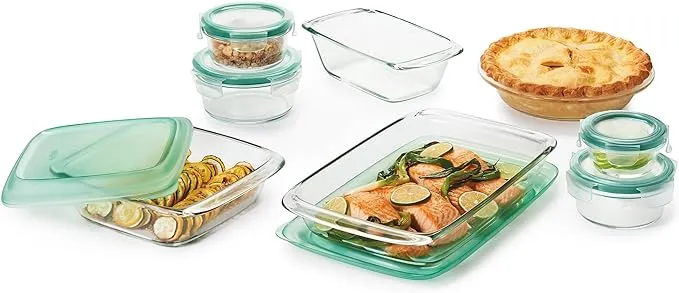 OXO Good Grips 14-Piece Glass Bake, Serve & Store Set