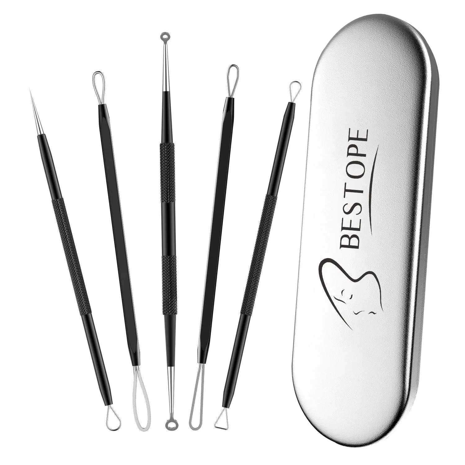 Bestope Blackhead Remover Pimple Comedone Extractor Tool Best Acne Removal Kit ...