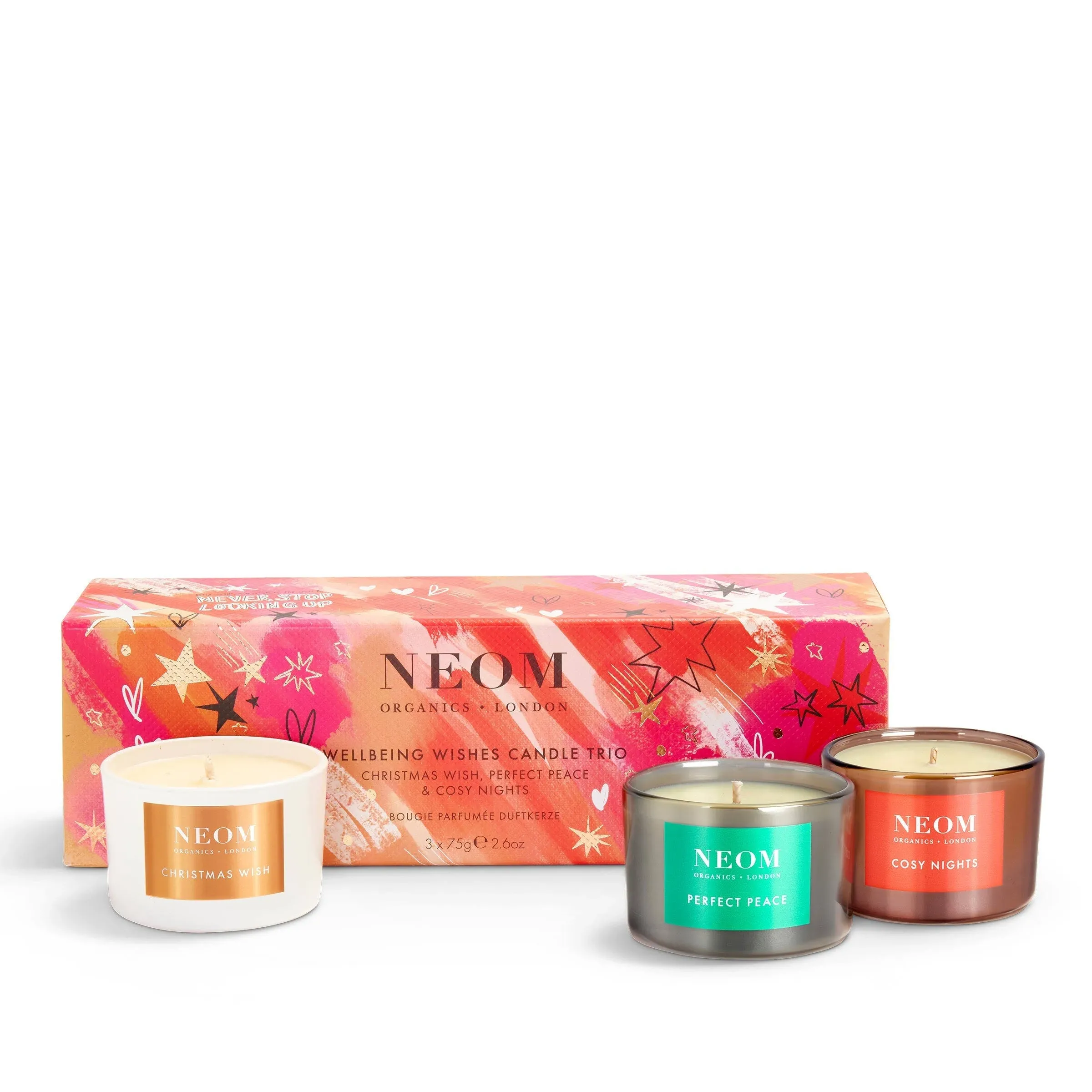 NEOM Wellbeing Wishes Candle Trio