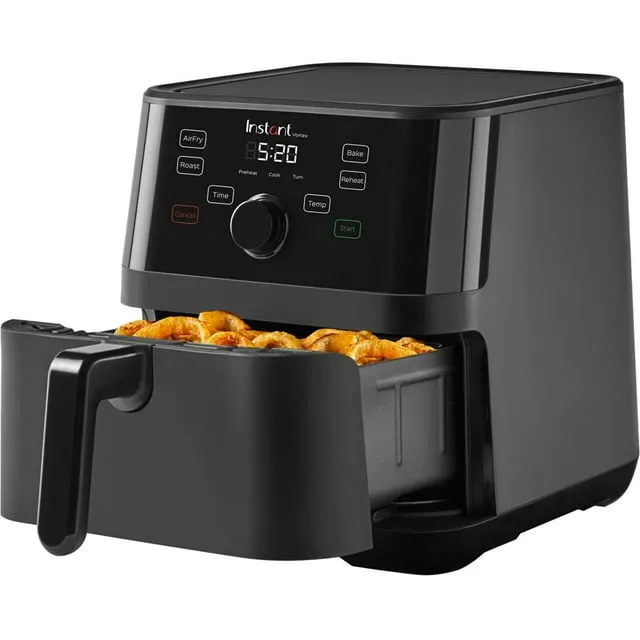 Instant Vortex 5.7QT Air Fryer Oven Combo, From the Makers of Instant Pot, Customizable Smart Cooking Programs, Digital Touchscreen, Nonstick and Dishwasher-Safe Basket, App with over 100 Recipes