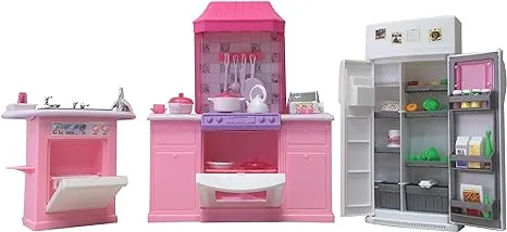 Gloria Dollhouse Furniture - Deluxe Kitchen Play Set