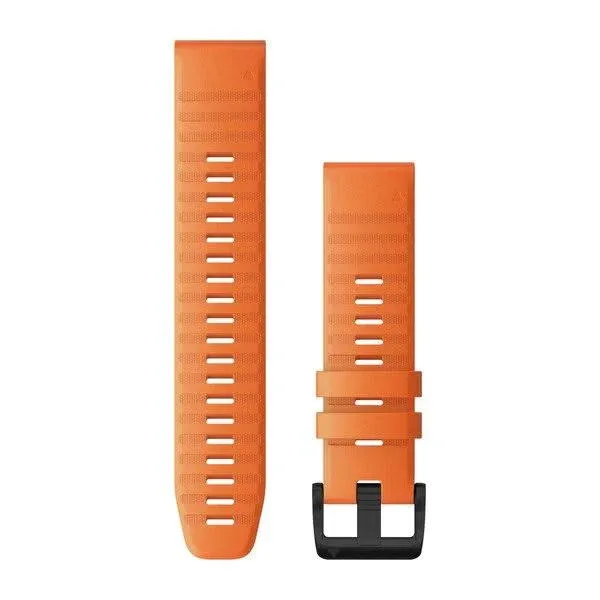 Garmin QuickFit 22 Silicone Watch Band | Ember Orange