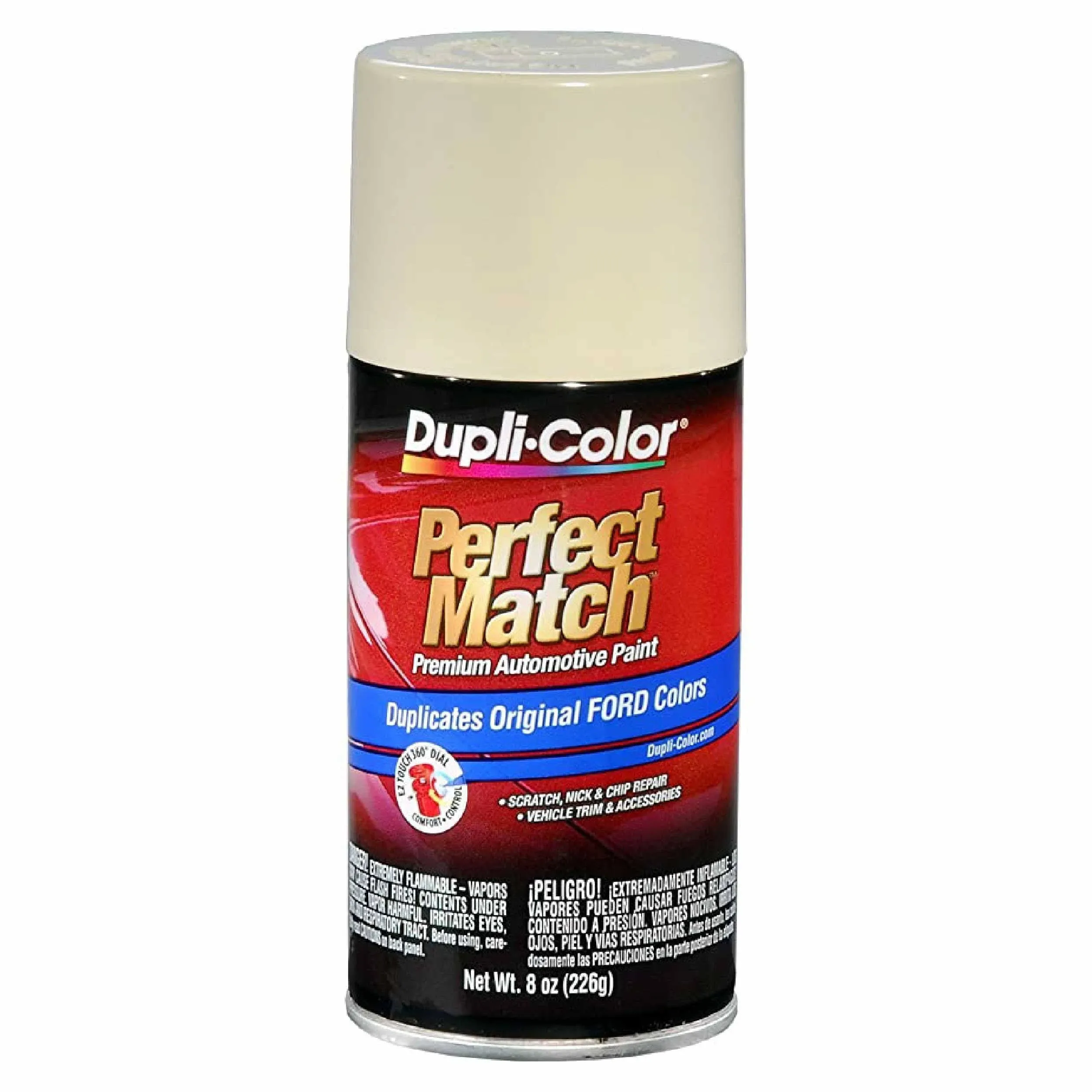 Dupli-Color EBFM00417 Perfect Match Automotive Spray Paint – Ford Wimbledon White, 9A – 8 oz. Aerosol Can