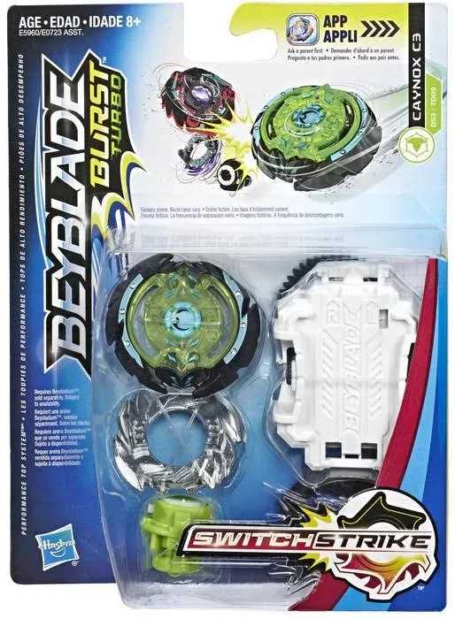 Beyblade Burst Turbo SwitchStrike Caynox C3 Starter Pack