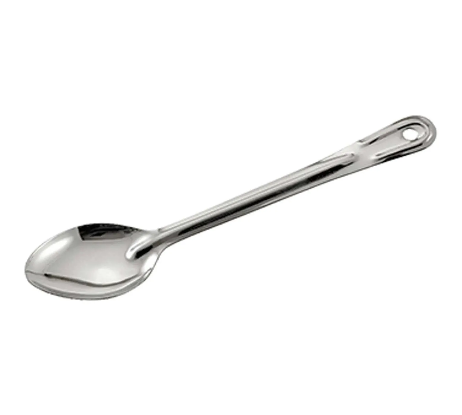 Basting Spoon, solid, 11",    with 1.5 mm stainless steel