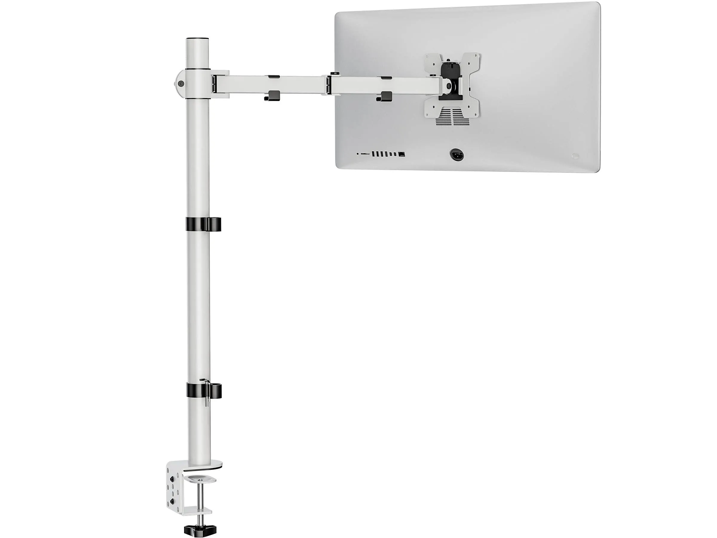 WALI Tall Monitor Stand Desk Mount, Single Extra Tall Monitor Arm Bracket 