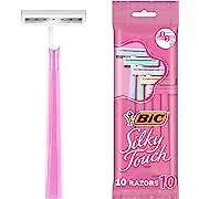 Women&#039;s Disposable Razors, With 2 Blades, Pretty Pastel Razor Handles 10 Count