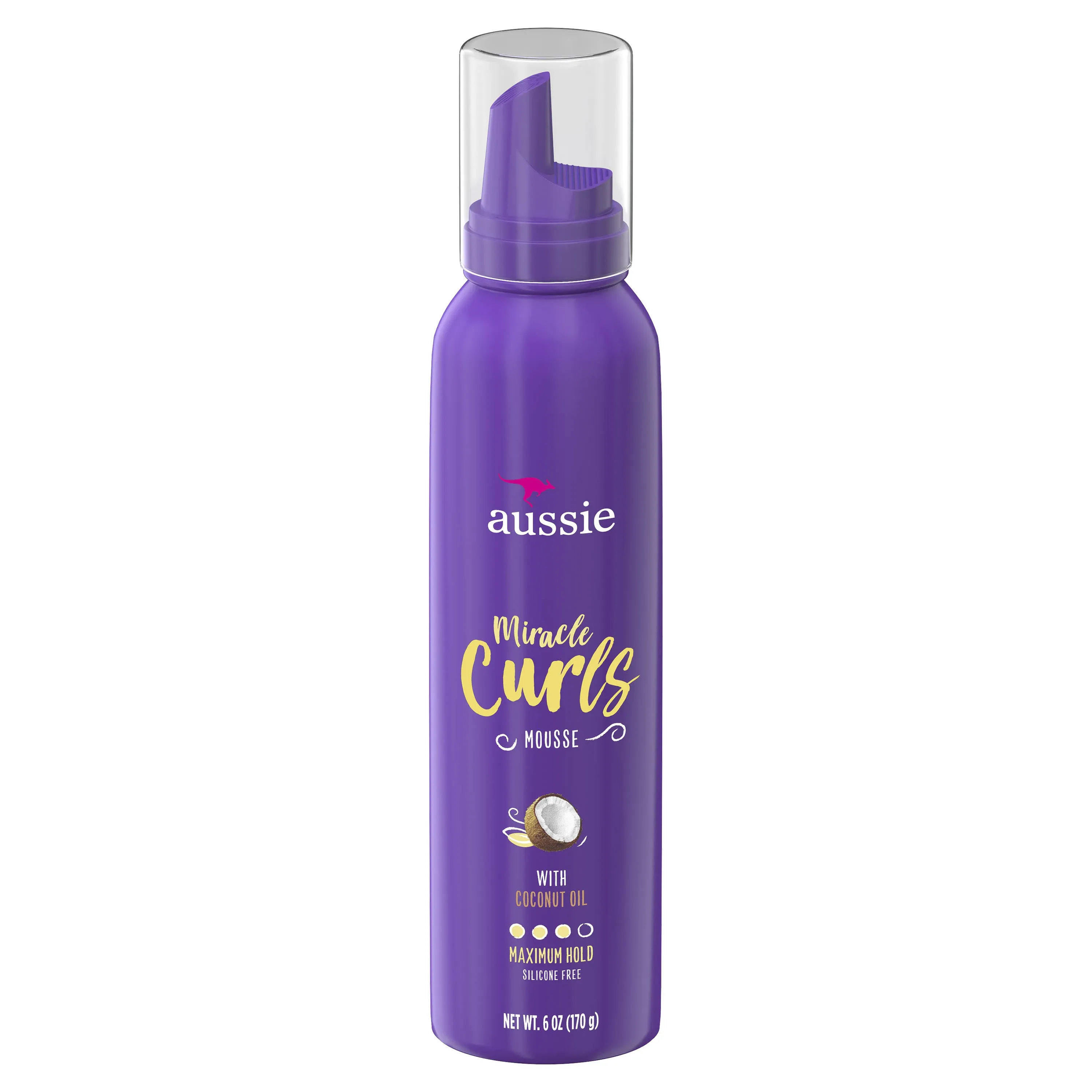 Aussie Miracle Curls Styling Mousse with Coconut