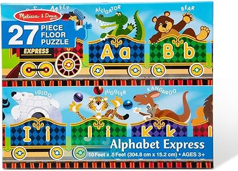 Melissa & Doug Alphabet Express Floor Puzzle