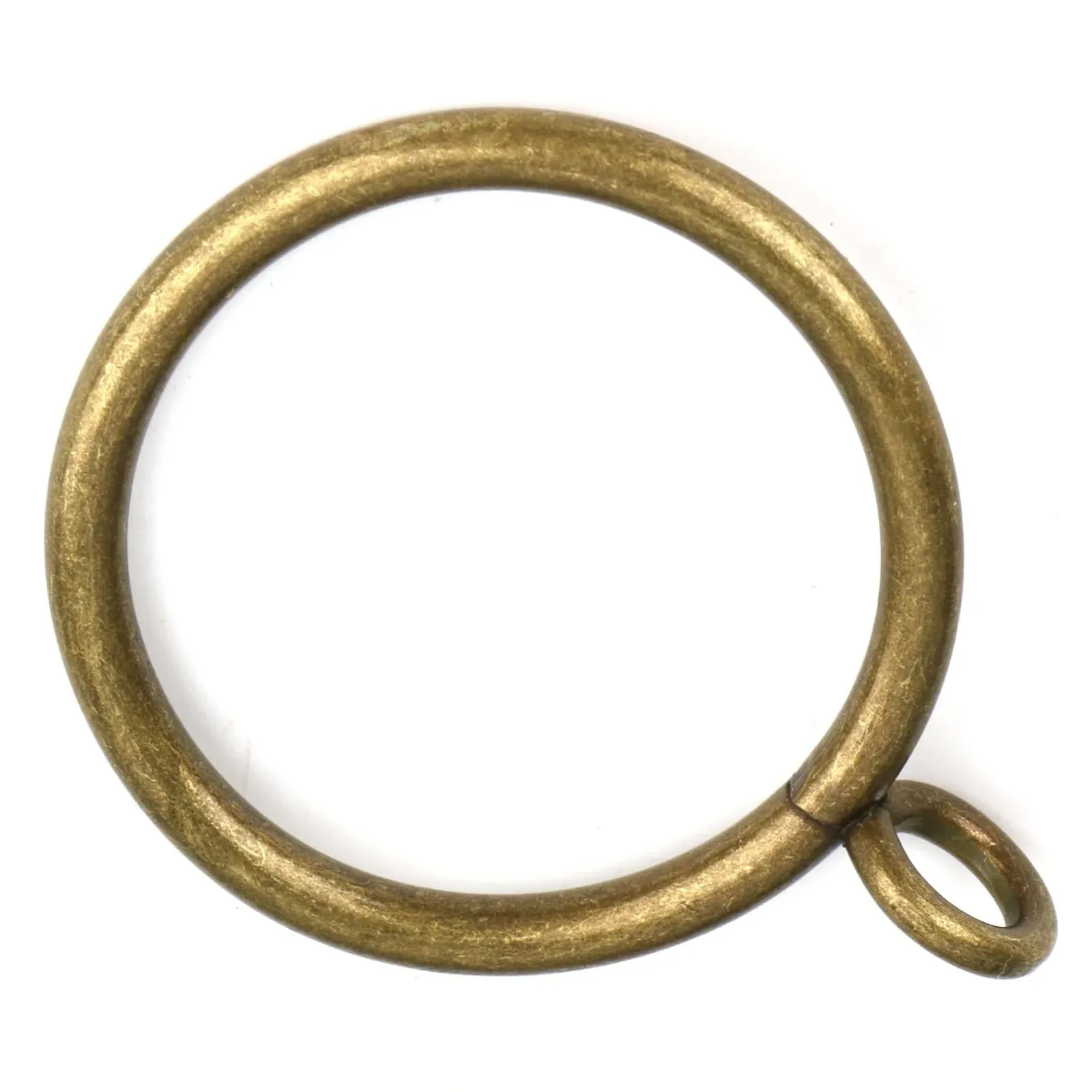 Hanitronic Antique Brass Curtain Rings with Eyelets