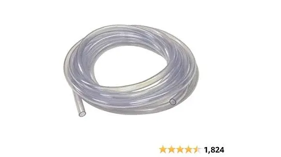 EZ-FLO 0.17 Inch ID (1/4 Inch OD) PVC Clear Vinyl Tubing, 150 Foot Length, 98616