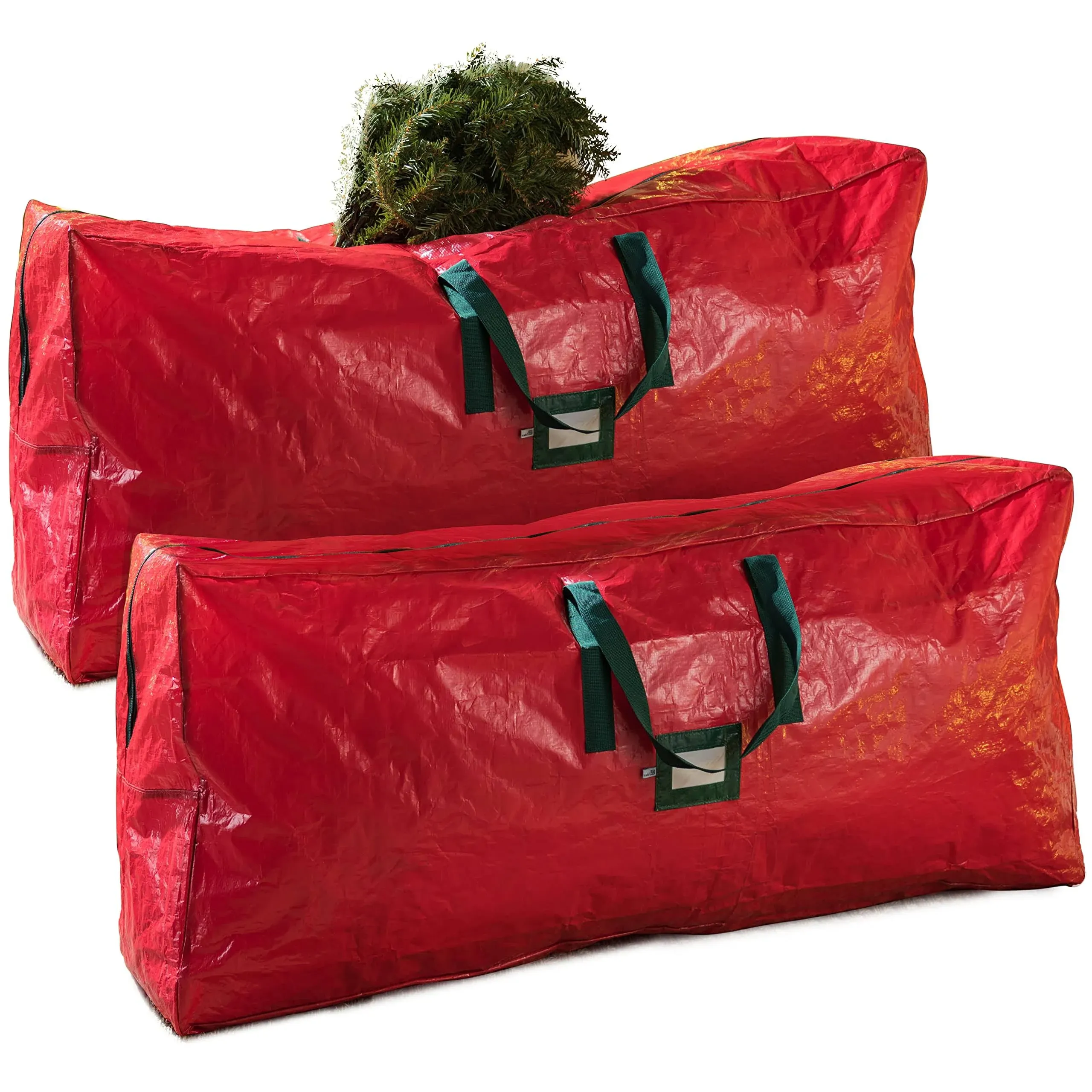 Zober Christmas Tree Storage Bag 7.5 ft - 2- Pack Artificial Disassembled ...