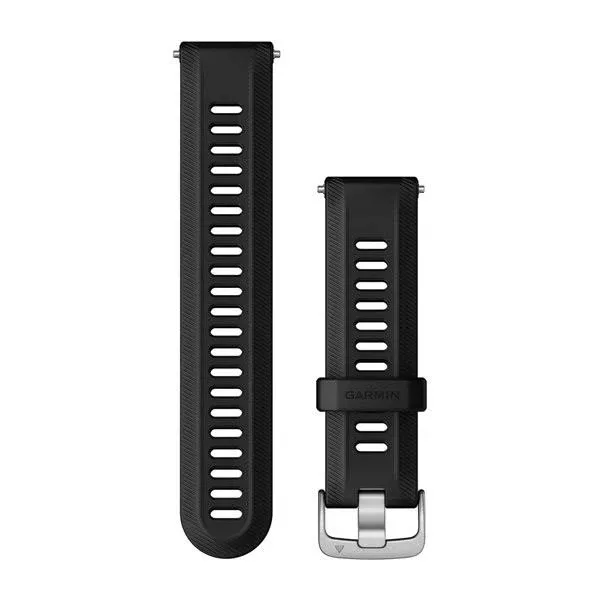 Garmin Replacement Band for Forerunner 955, Black and Silver