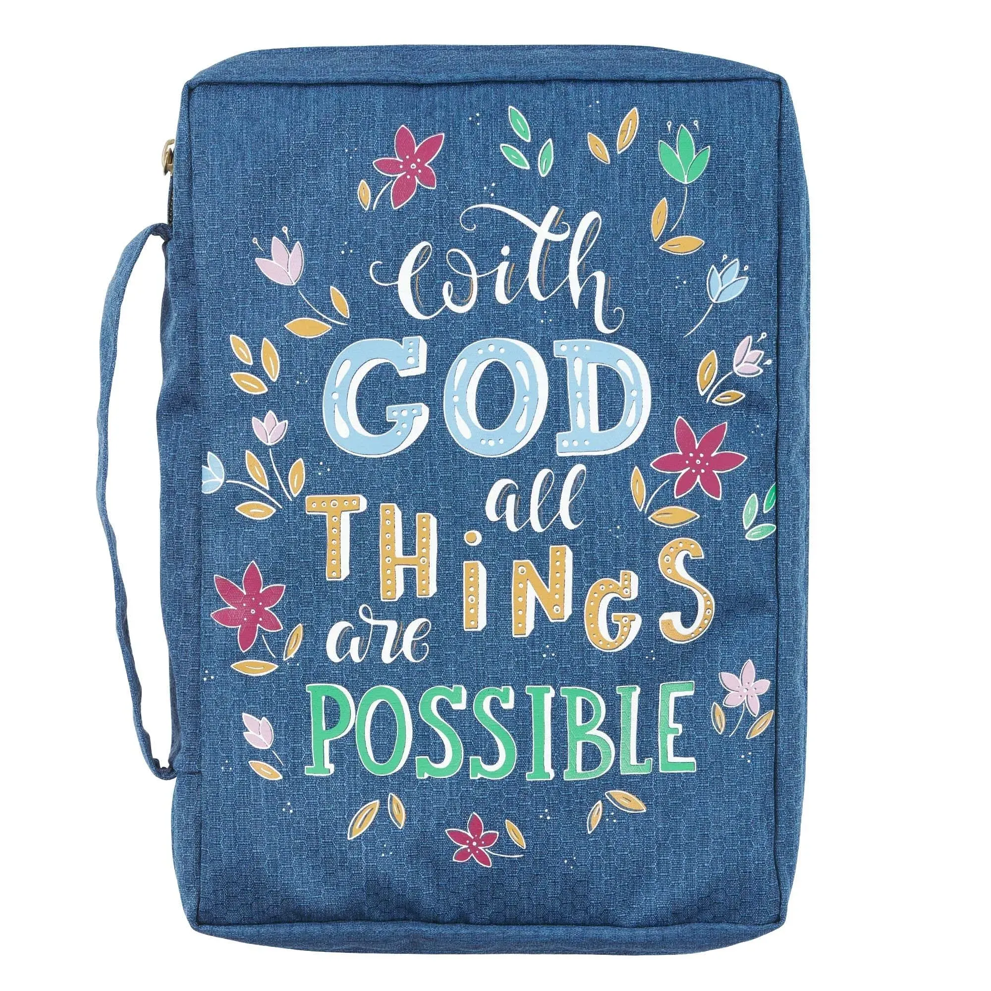 Bible Cover with God All Things Are Possible