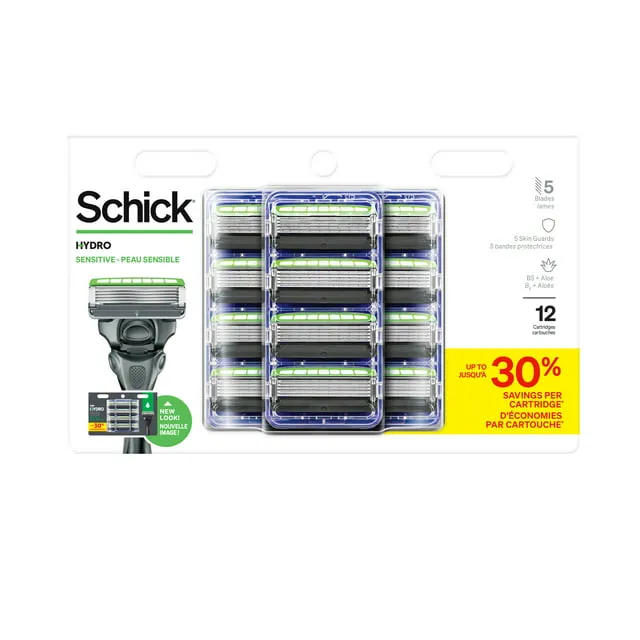 Schick Hydro Men's Sensitive Refills - 12ct