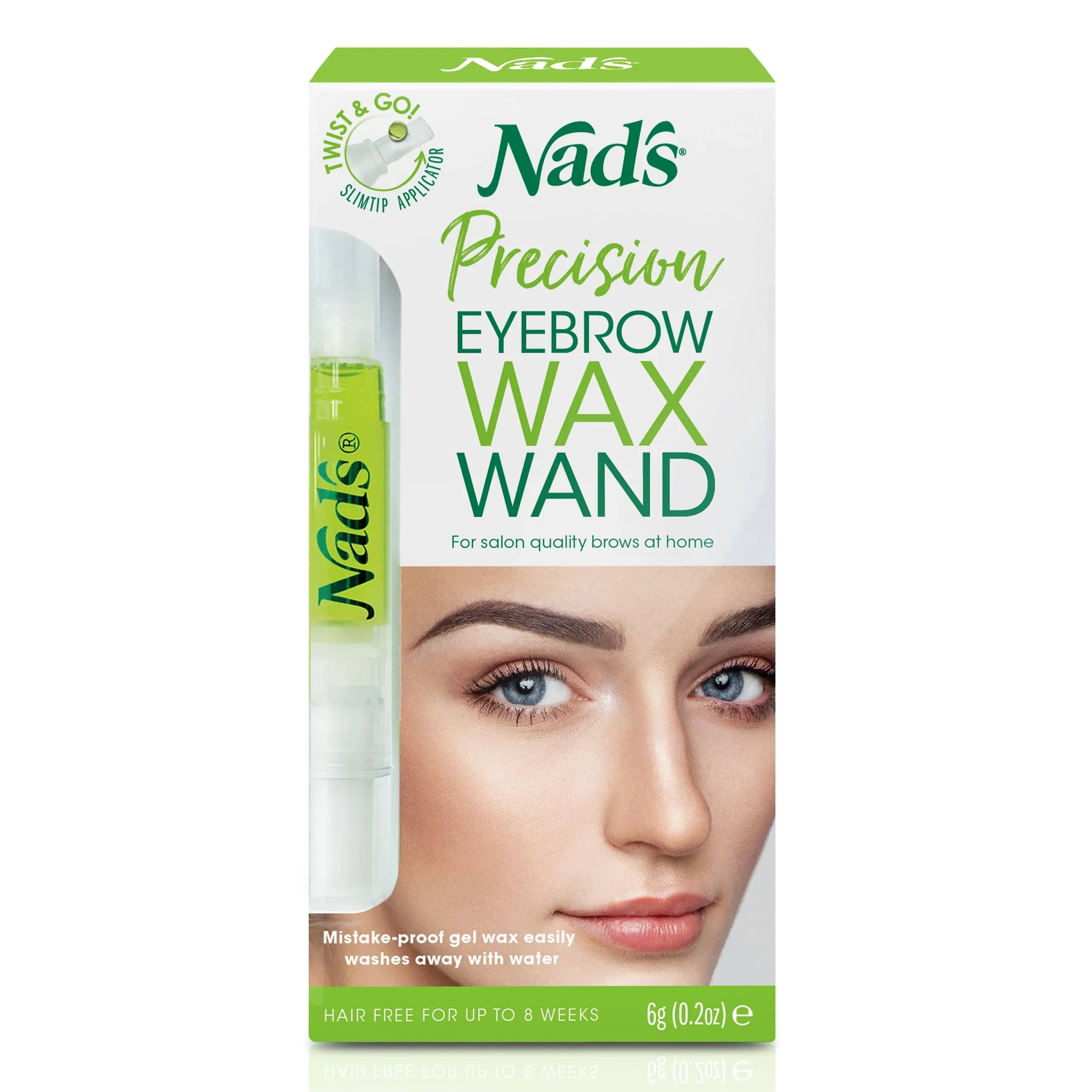 Nads Strawberries &amp; Cream waxing Dots &amp; Nads Precision Eyebrow Wax Wand.