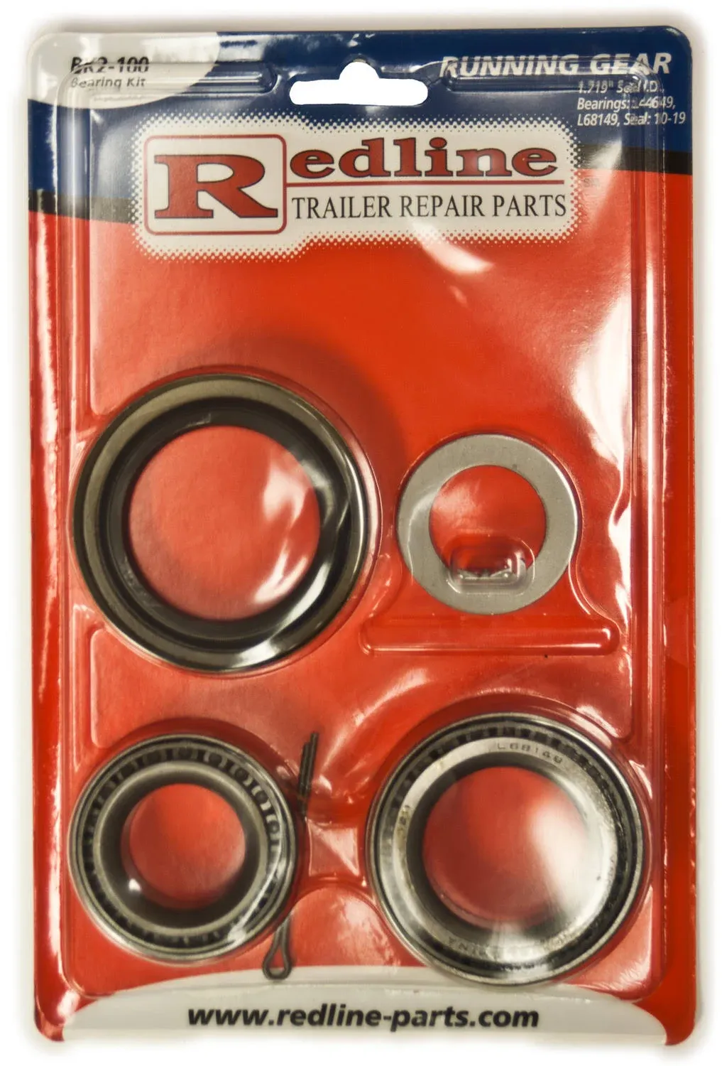 Redline Trailer Parts PRO BK2-100 bearing kit 1.719&#034; - Pair!