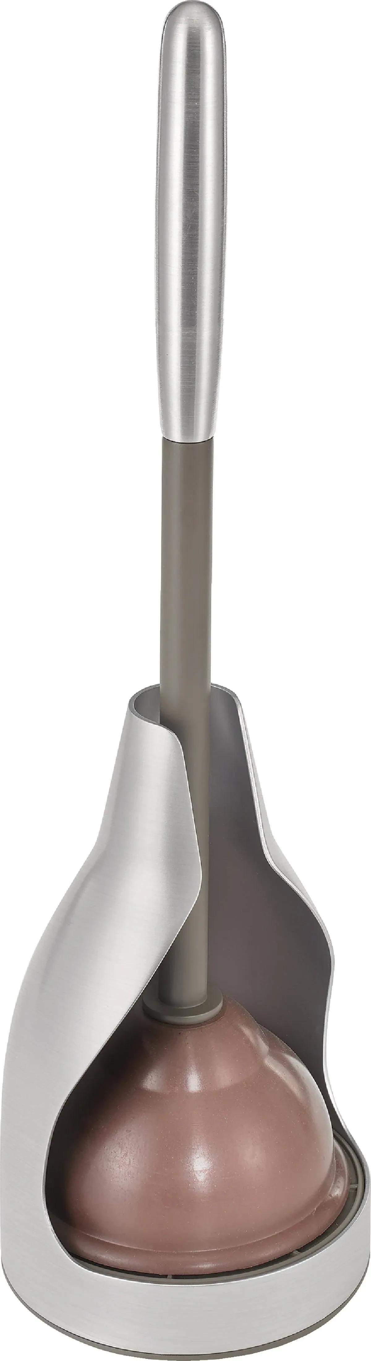 Polder Stainless Steel Toilet Plunger Caddy