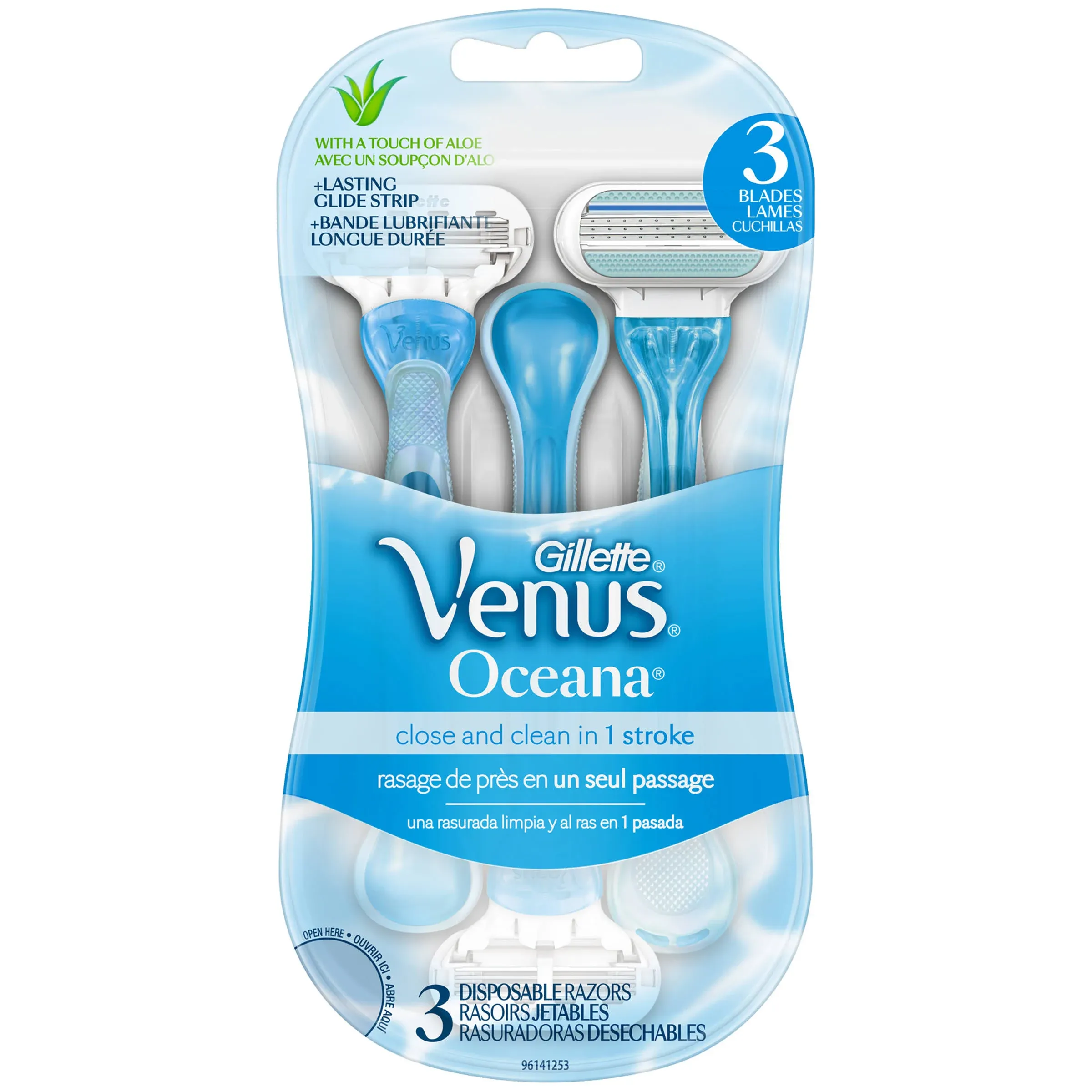 Gillette Venus Limited Edition Oceana Disposable 3 ea