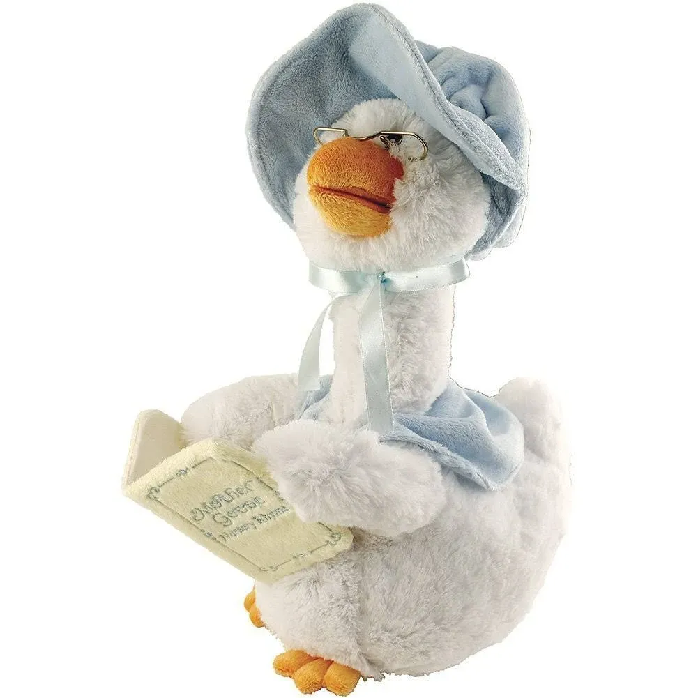 Cuddle Barn - Mother Goose Animated Stuffed Animal, Talking, Story-Telling Plush Toy for Kids, 14"