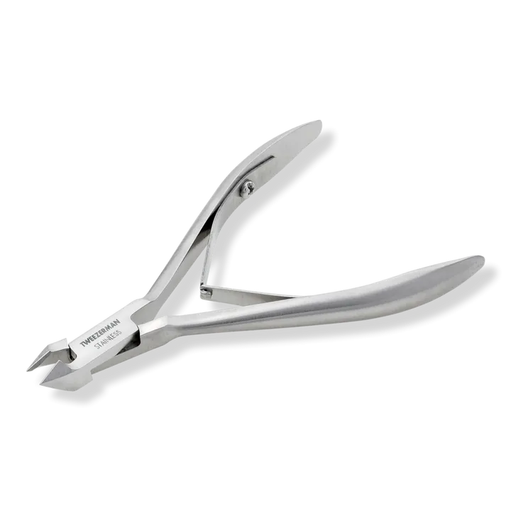 Tweezerman Rockhard Stainless Steel Cuticle Nipper, 1/2 Jaw, 1 Count (Pack of 1)