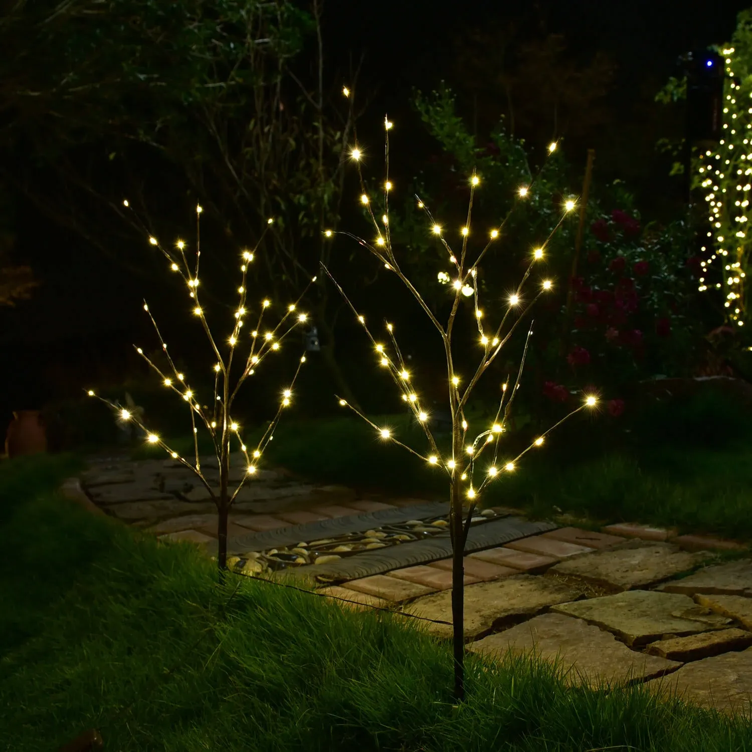 Willow Lighted Trees & Branches Lightshare Color: Brown