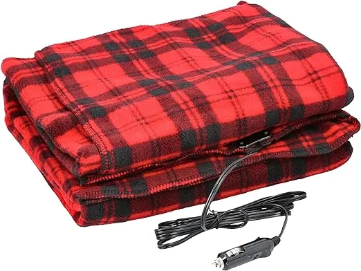 Stalwart 12V Electric Heated Car Blanket