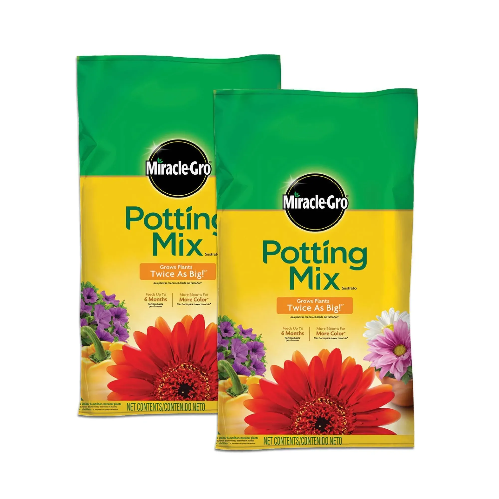 Miracle-Gro Potting Mix 1 cu. ft., For Use With Container Plants