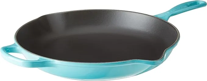 Le Creuset Enameled Cast Iron Signature Iron Handle Skillet, 11.75" (2-3/8 qt.), Shallot