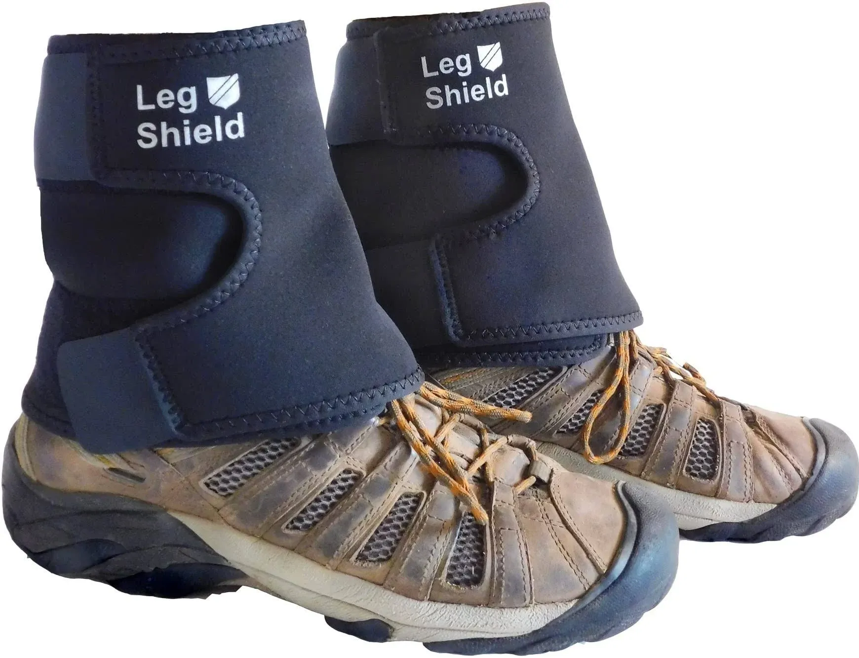 Leg Shield Low Gaiters - Hook & Loop Design for Easy On/Off - Neoprene Leg ...