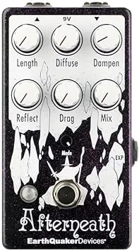 EarthQuaker Devices Afterneath V3 Reverberation Machine, Purple Sparkle (Gear Hero Exclusive)