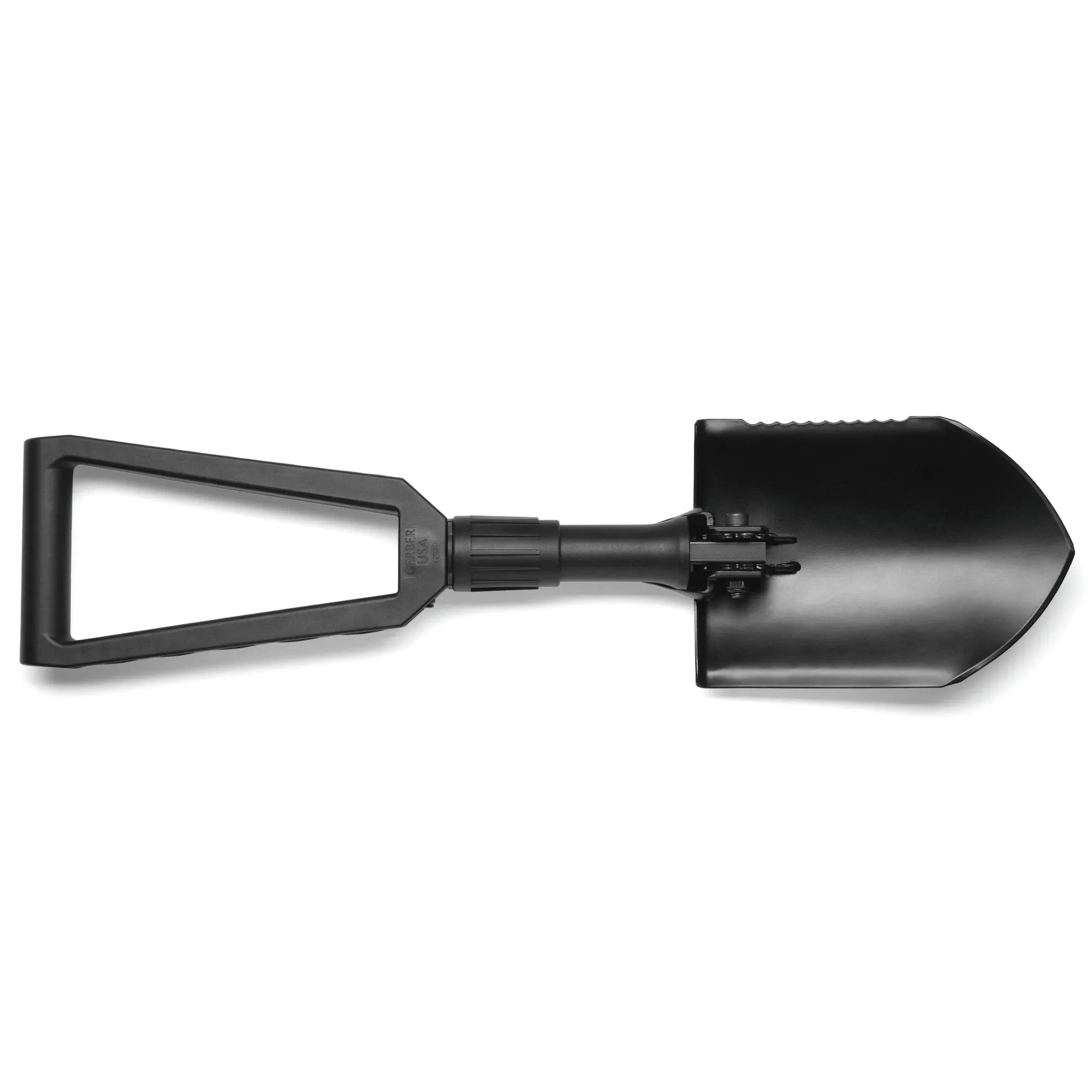 Gerber Entrenching Tool Folding Shovel with Pick Steel Blade Polymer Handle Black