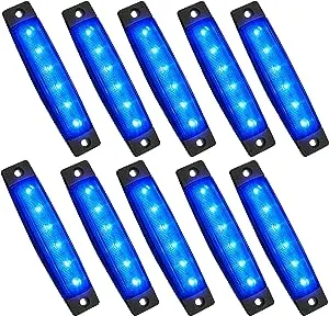 PSEQT 10 Pcs LED Rock Strip Lights