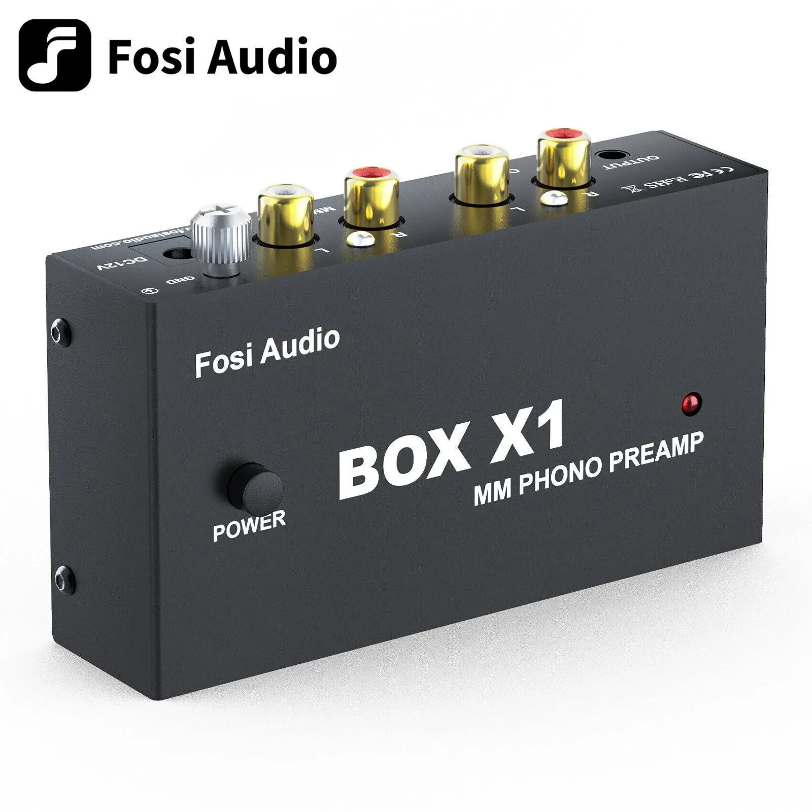 Fosi Audio Box X1-MM Phono Preamp with AUX Headphone Output