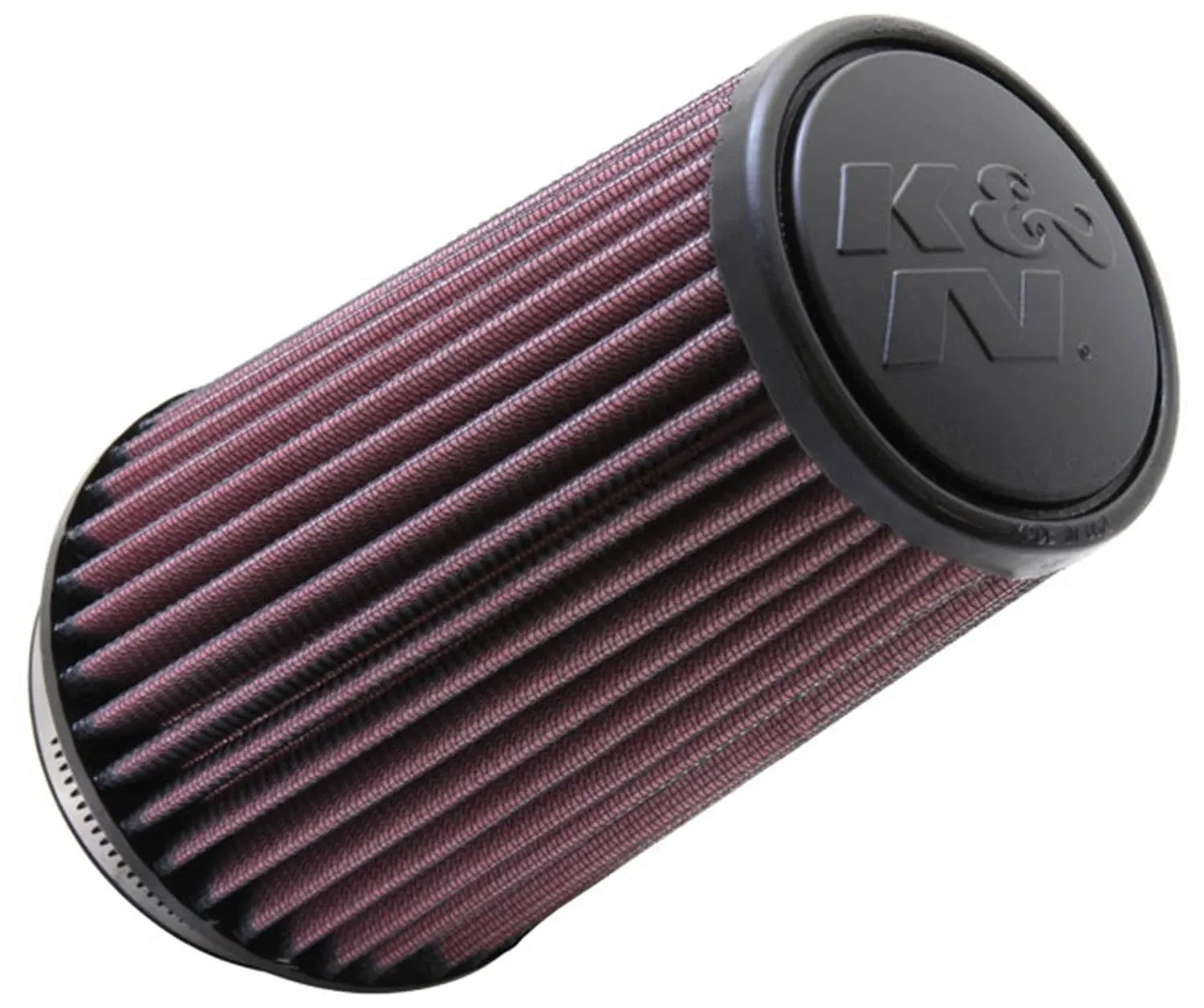 K&N Universal Clamp-On Air Intake Filter: High Performance, Premium, Washable, Replacement Filter: Flange Diameter: 3.5 In, Filter Height: 7 In, Flange Length: 0.875 In, Shape: Round Tapered, RU-3130