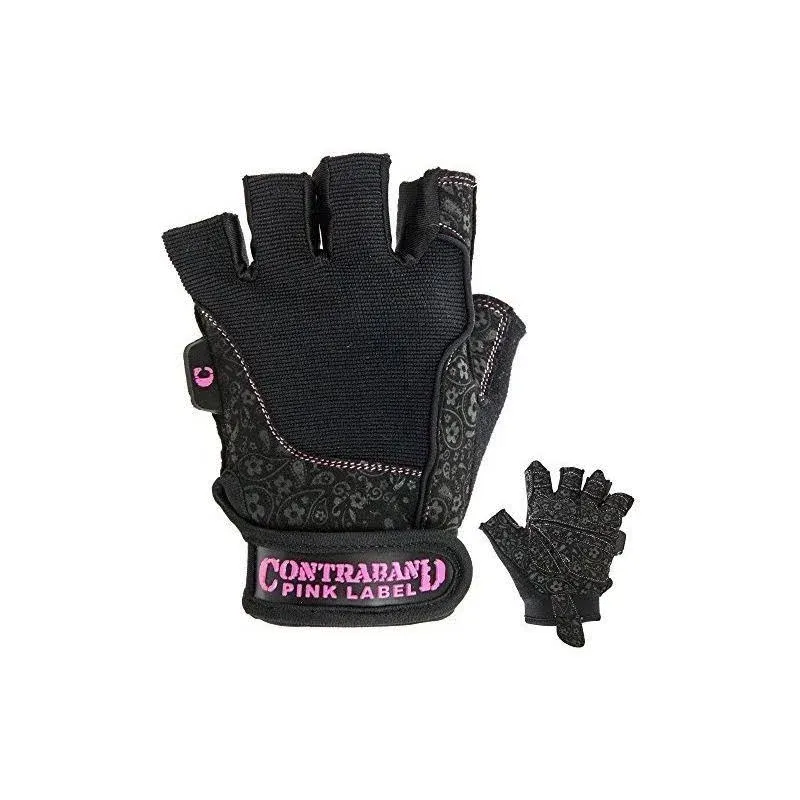 Contraband Pink Label 5127 Womens Vegan Weight Lifting Gloves w/ Synthetic ...