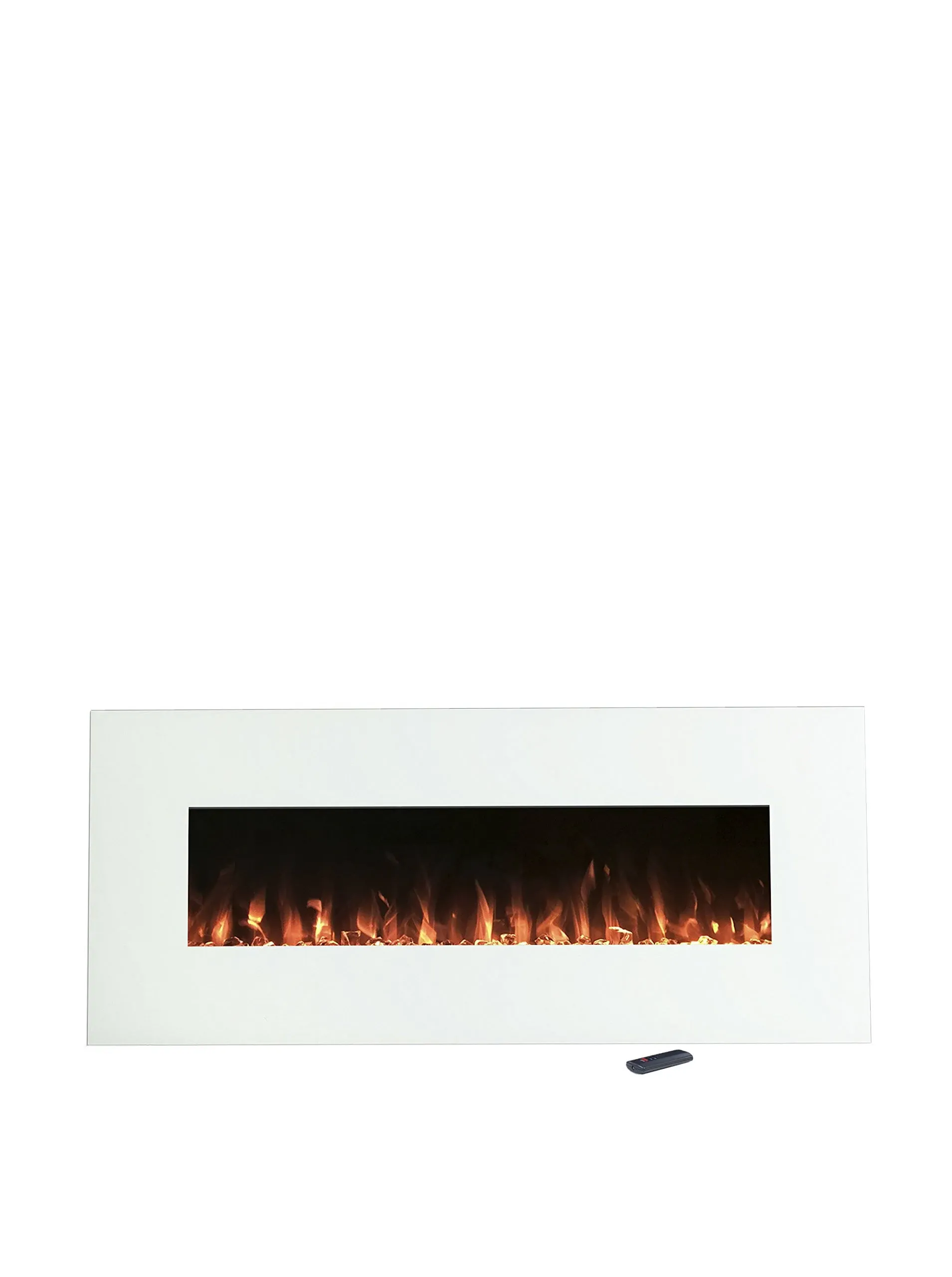 Northwest 50" White Electric Fireplace Color Changing Wall Mounted