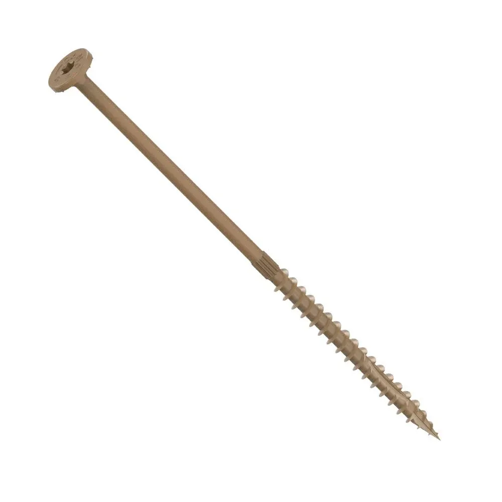 1/4" Multi-Purpose Flat Head Structural Screw - 6" x 1/4" - 50 ct (CAMO 360244)