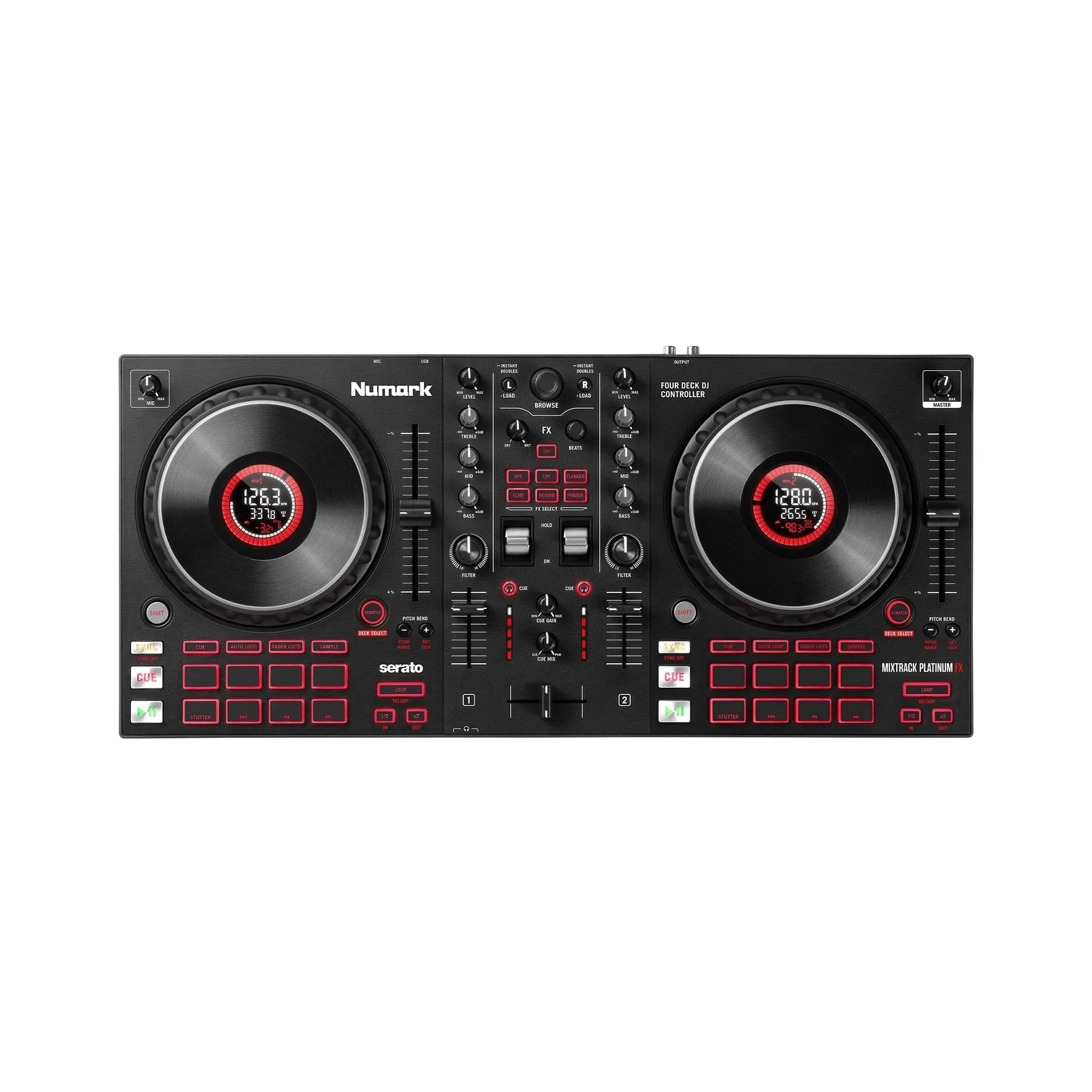 Numark Mixtrack Platinum FX 4-Deck DJ Controller