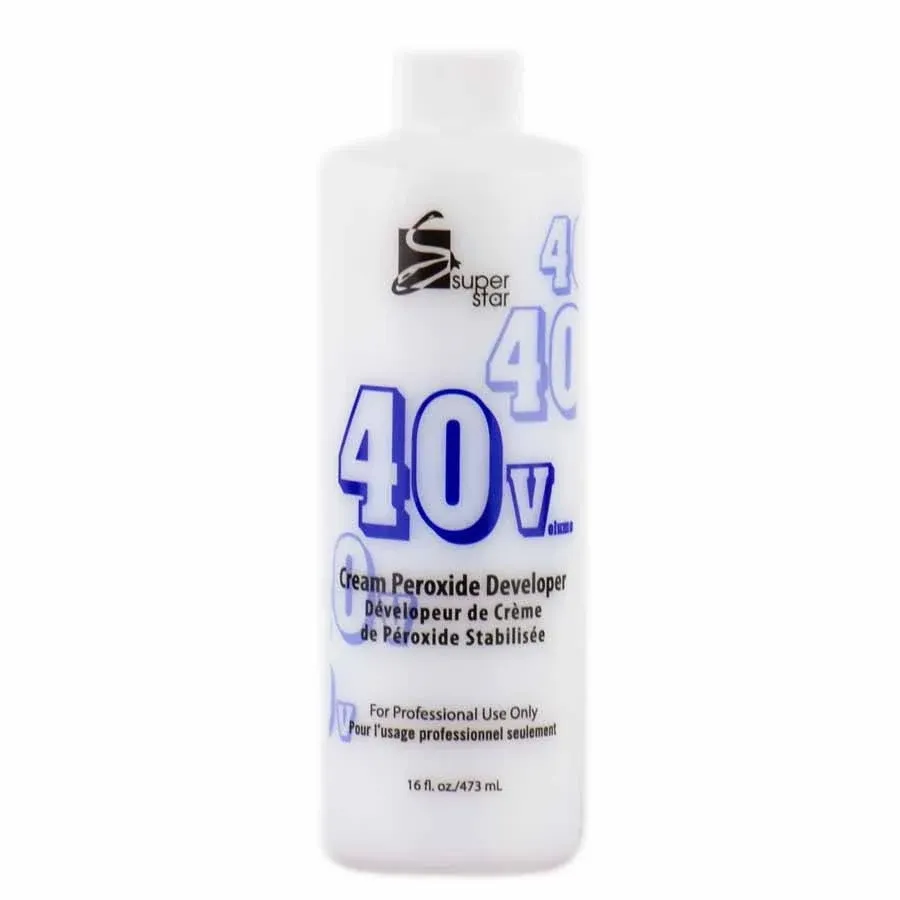 Marianna Super Star Cream Peroxide Developer, 40 Volume - 16 fl oz bottle 