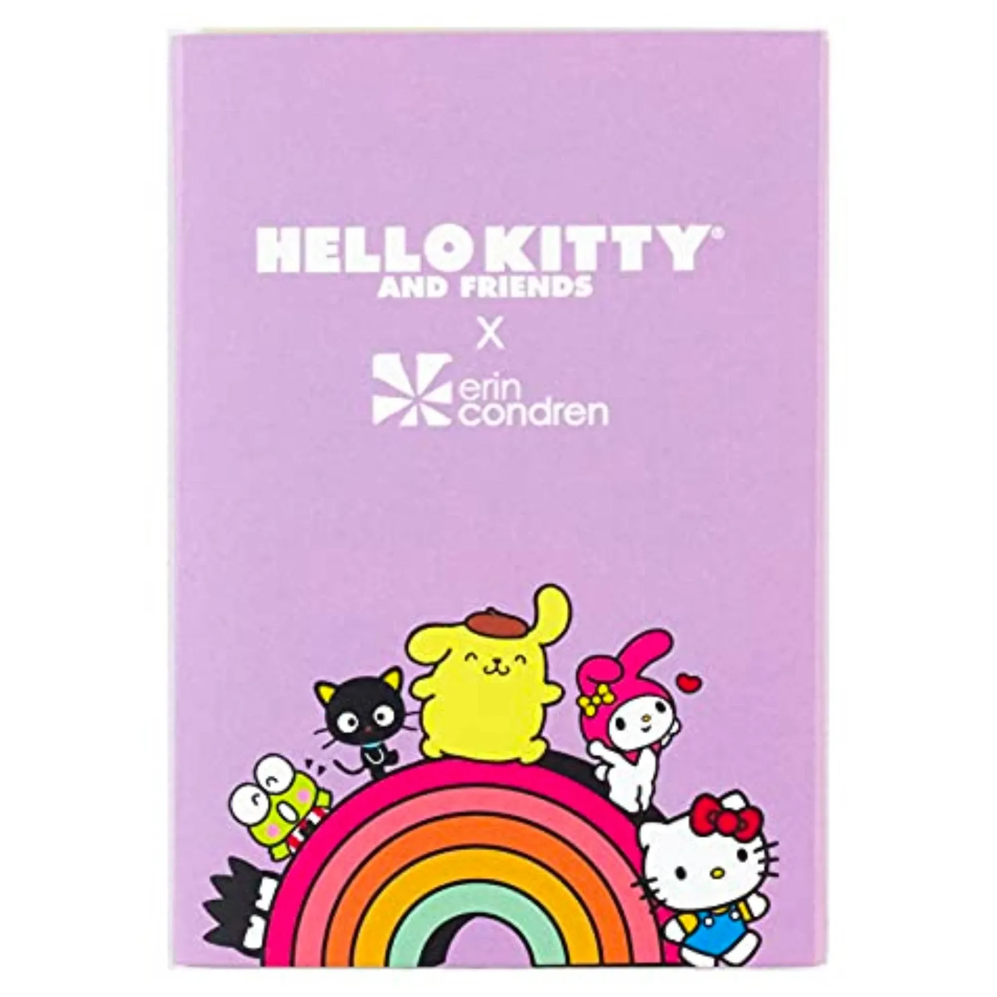 Sticky Note Booklet - Hello Kitty and Friends. 220 Repositionable Sticky Notes Total - 11 Pads with 20 Sheets Each by Erin Condren. Measures 3.2" x 4.5" x 0.5"