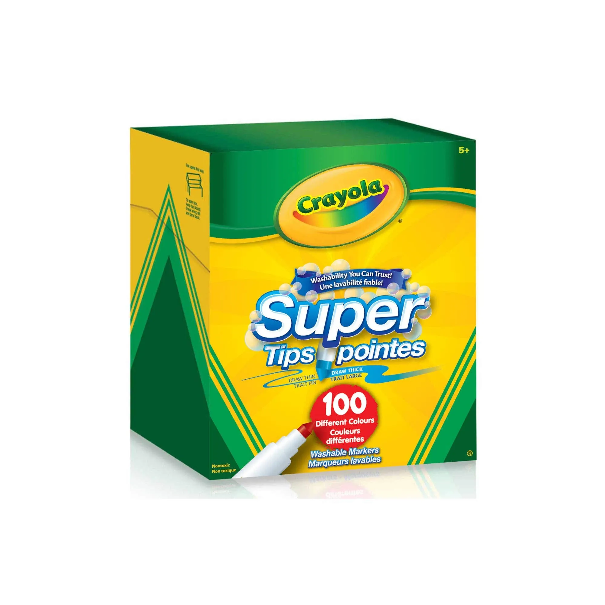 Crayola Super Tips Washable Markers 100 Count