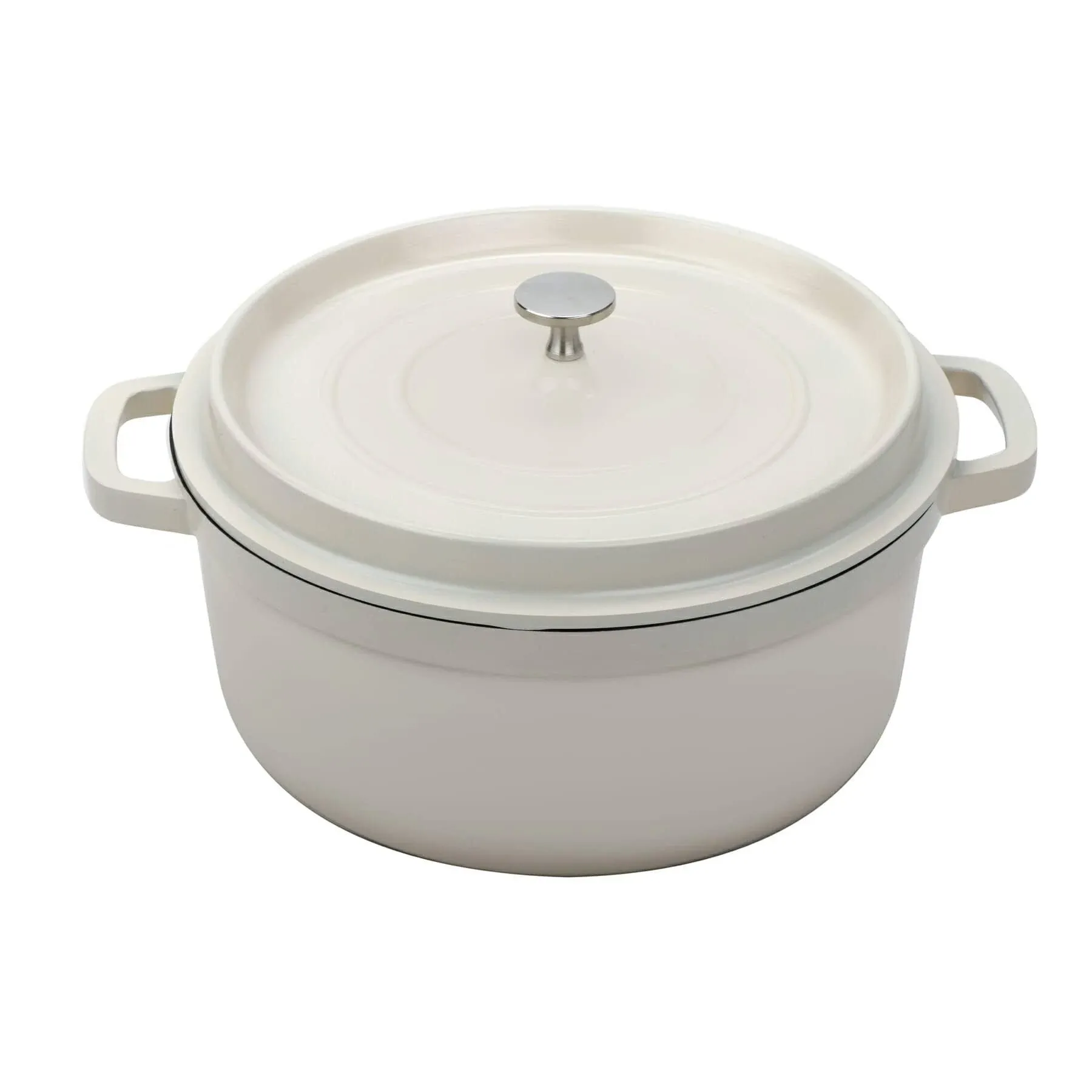 G.E.T. Energy-Efficient Non-Stick Cast Aluminum Round Dutch Oven with Lid Color ...