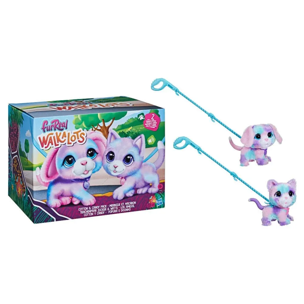 Hasbro FurReal Friends FRR WALKALOTS Cotton and Candy Pack